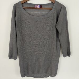 Moods of Norway Linen Blend Sweater Size Small